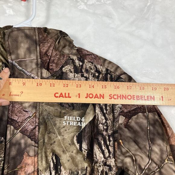 Youth Lg Field&Stream Mossy Oak Break Up Country Camo Jacket W/Hood - Picture 11 of 14